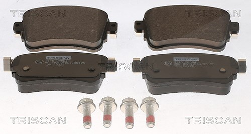 Triscan Bremsbelagsatz, Scheibenbremse [Hersteller-Nr. 811028064] für Toyota, Peugeot, Vauxhall, Citroën, Opel
