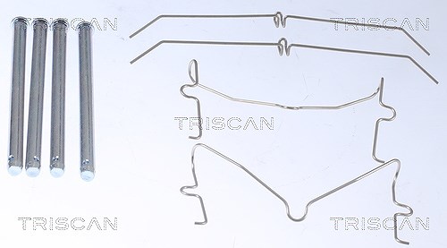 Triscan Zubehörsatz, Scheibenbremsbelag [Hersteller-Nr. 8105131651] für Toyota