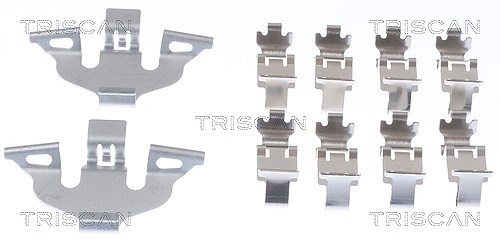 Triscan Zubehörsatz, Scheibenbremsbelag [Hersteller-Nr. 8105291619] für VW, Porsche, Audi