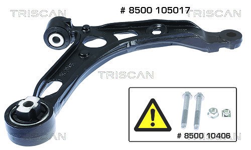 Triscan Lenker, Radaufhängung [Hersteller-Nr. 8500105017] für Citroën, Peugeot, Fiat