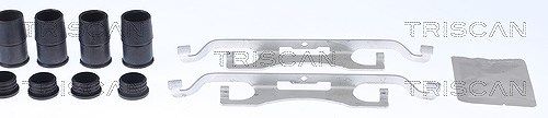 Triscan Zubehörsatz, Scheibenbremsbelag [Hersteller-Nr. 8105161622] für Ford, Ford Usa, Renault