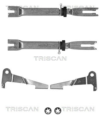 Triscan Nachsteller, Trommelbremse [Hersteller-Nr. 8105103011] für Ford, Fiat, Mazda, Toyota, Peugeot, Citroën