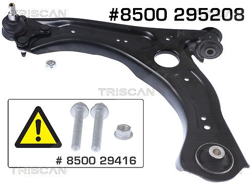 Triscan Lenker, Radaufhängung [Hersteller-Nr. 8500295208] für Seat, Skoda, Audi, VW