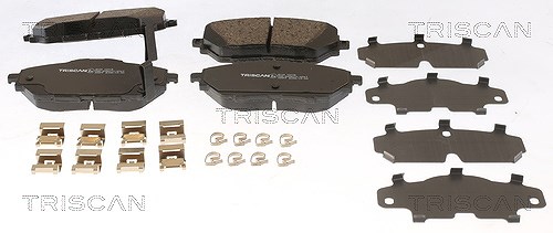 Triscan Bremsbelagsatz, Scheibenbremse [Hersteller-Nr. 811013118] für Toyota