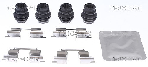 Triscan Zubehörsatz, Scheibenbremsbelag [Hersteller-Nr. 8105101669] für Citroën, Peugeot, Mitsubishi, Mazda