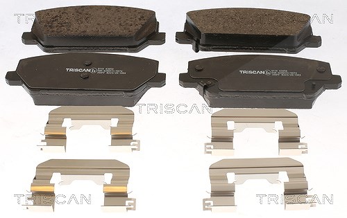 Triscan Bremsbelagsatz, Scheibenbremse [Hersteller-Nr. 811043058] für Kia, Hyundai