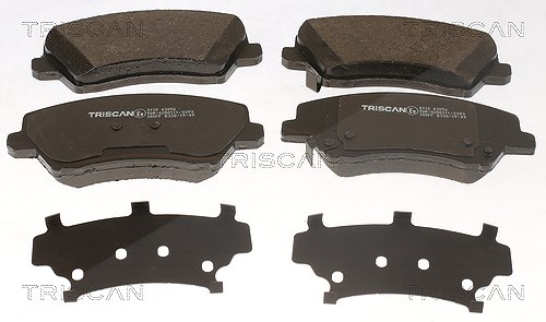 Triscan Bremsbelagsatz, Scheibenbremse [Hersteller-Nr. 811043056] für Hyundai, Kia