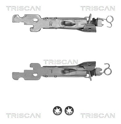 Triscan Nachsteller, Trommelbremse [Hersteller-Nr. 8105103003] für Nissan, Citroën, VW, Fiat, Peugeot, Suzuki, Ds, Mitsubishi, Lancia, Smart, Dacia, R