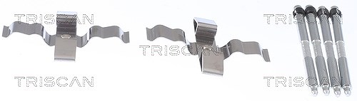 Triscan Zubehörsatz, Scheibenbremsbelag [Hersteller-Nr. 8105111631] für BMW, Mini