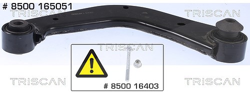 Triscan Lenker, Radaufhängung [Hersteller-Nr. 8500165051] für Ford