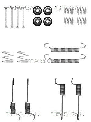 Triscan Zubehörsatz, Feststellbremsbacken [Hersteller-Nr. 8105432591] für Kia, Opel, Hyundai, Vauxhall