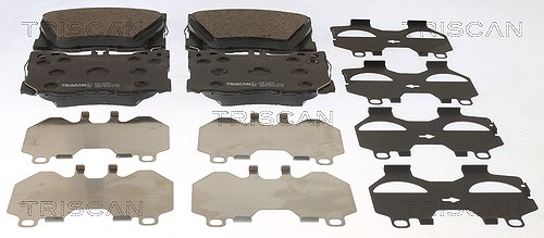 Triscan Bremsbelagsatz, Scheibenbremse [Hersteller-Nr. 811023096] für Mercedes-Benz