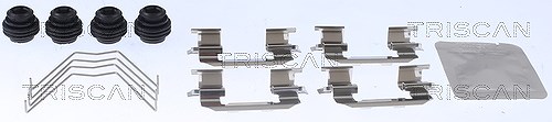 Triscan Zubehörsatz, Scheibenbremsbelag [Hersteller-Nr. 8105431645] für Peugeot, Hyundai