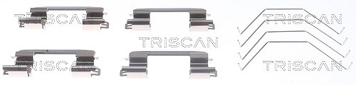 Triscan Zubehörsatz, Scheibenbremsbelag [Hersteller-Nr. 8105431635] für Ford, Kia