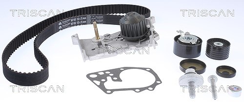 Triscan Wasserpumpe + Zahnriemensatz [Hersteller-Nr. 8647250015] für Renault