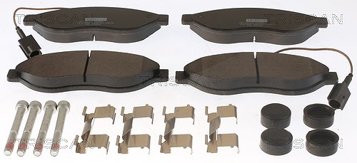 Triscan Bremsbeläge vorne (Satz) [Hersteller-Nr. 811010599] für Citroën, Peugeot, Fiat
