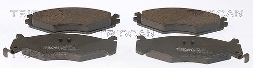 Triscan Bremsbelagsatz, Scheibenbremse [Hersteller-Nr. 811010517] für Chrysler
