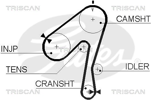 Triscan Zahnriemen [Hersteller-Nr. 86455320xs] für Nissan