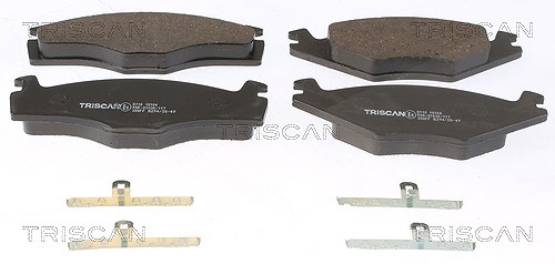 Triscan Bremsbelagsatz, Scheibenbremse [Hersteller-Nr. 811010104] für Seat, VW