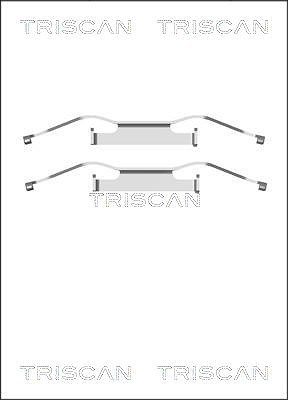 Triscan Zubehörsatz, Scheibenbremsbelag [Hersteller-Nr. 8105291607] für Vauxhall, Citroën, Fiat, Opel, Peugeot, VW, Alfa Romeo, Lancia
