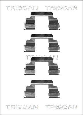 Triscan Zubehörsatz, Scheibenbremsbelag [Hersteller-Nr. 8105101613] für Seat, Fiat, VW, Citroën, Peugeot, Skoda, Mercedes-Benz, Lancia