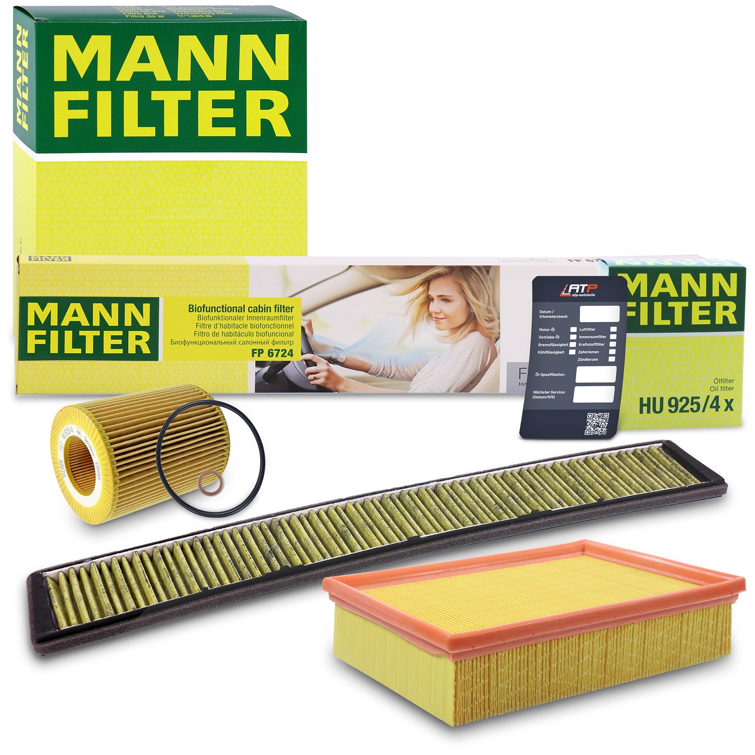 Mann-filter Inspektionspaket Filtersatz SET A [Hersteller-Nr. 10493121] für Alpina, BMW