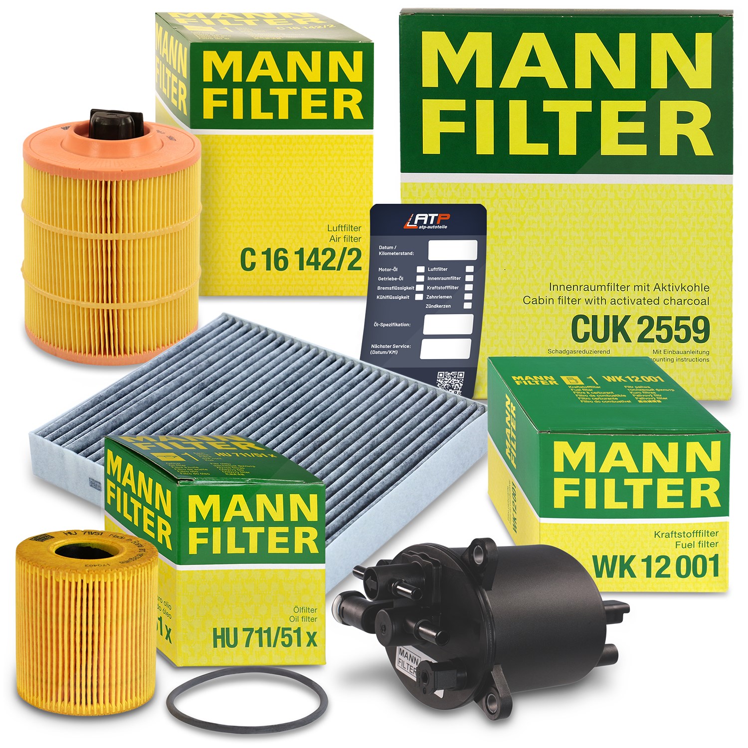 Mann-filter Inspektionspaket Filtersatz SET B [Hersteller-Nr. 10493134] für Ford