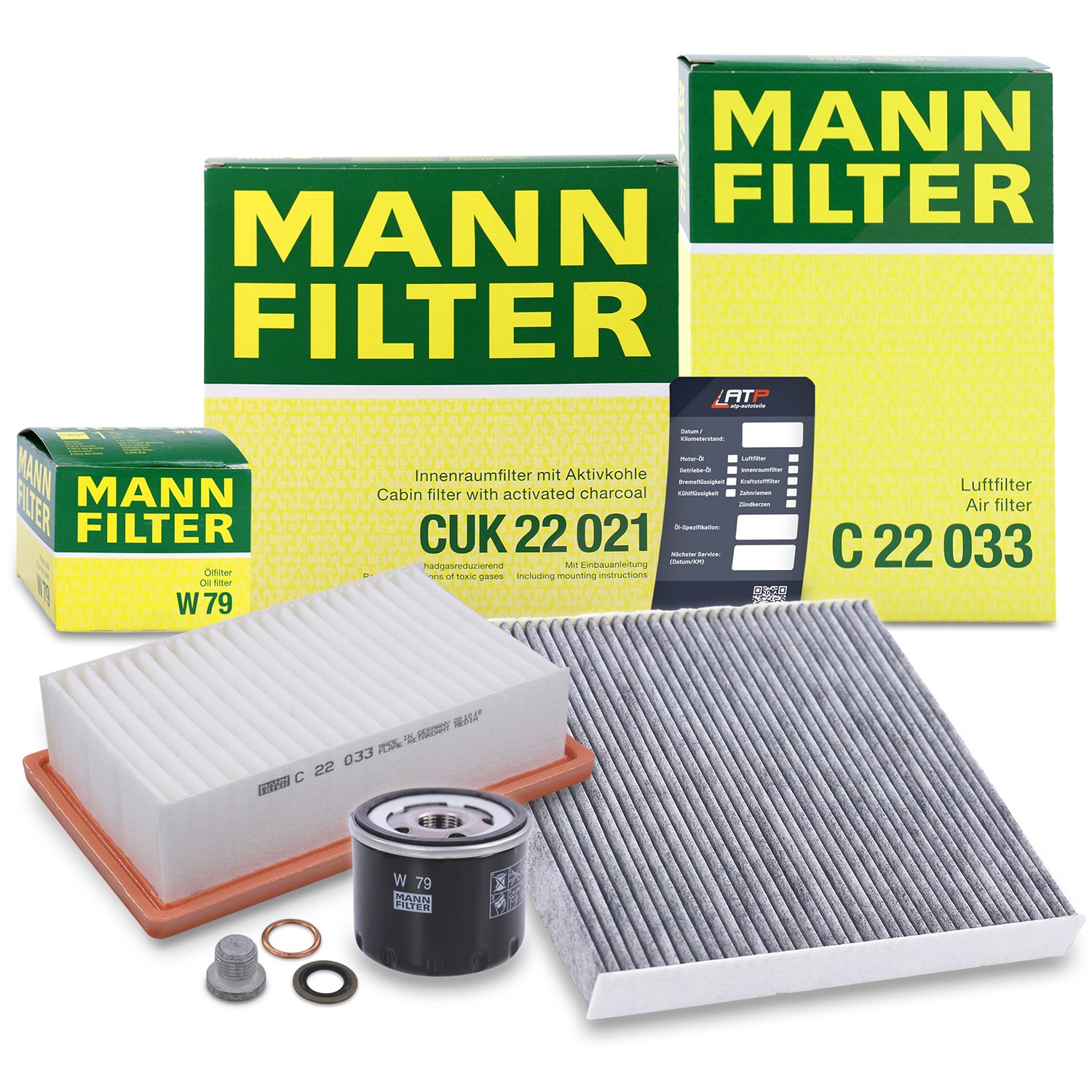 Mann-filter Inspektionspaket Filtersatz SET A [Hersteller-Nr. 40370683] für Renault, Smart