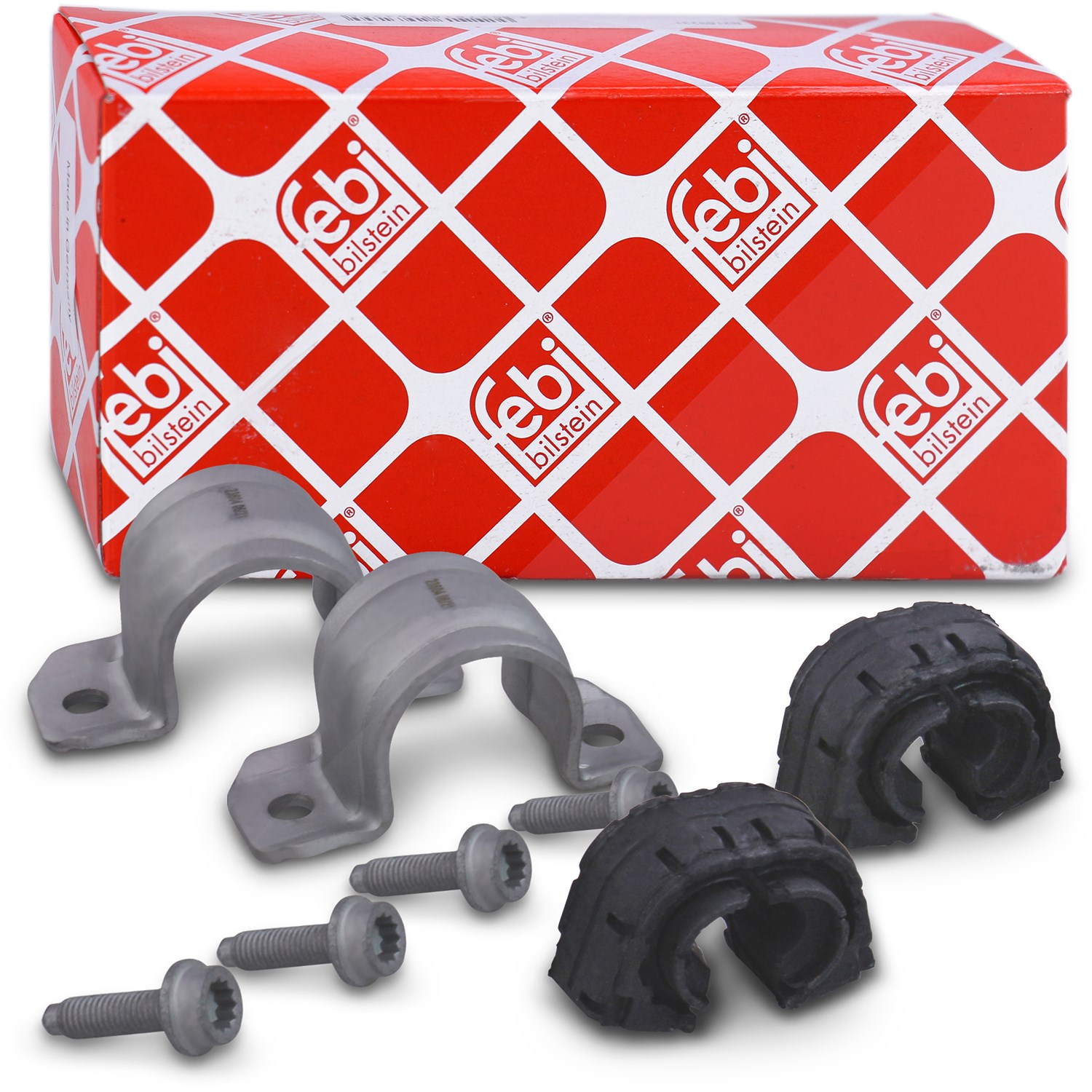 Febi Bilstein Reparatursatz Stabilisatorlager hinten [Hersteller-Nr. 23606] für Seat, Skoda, Audi, VW