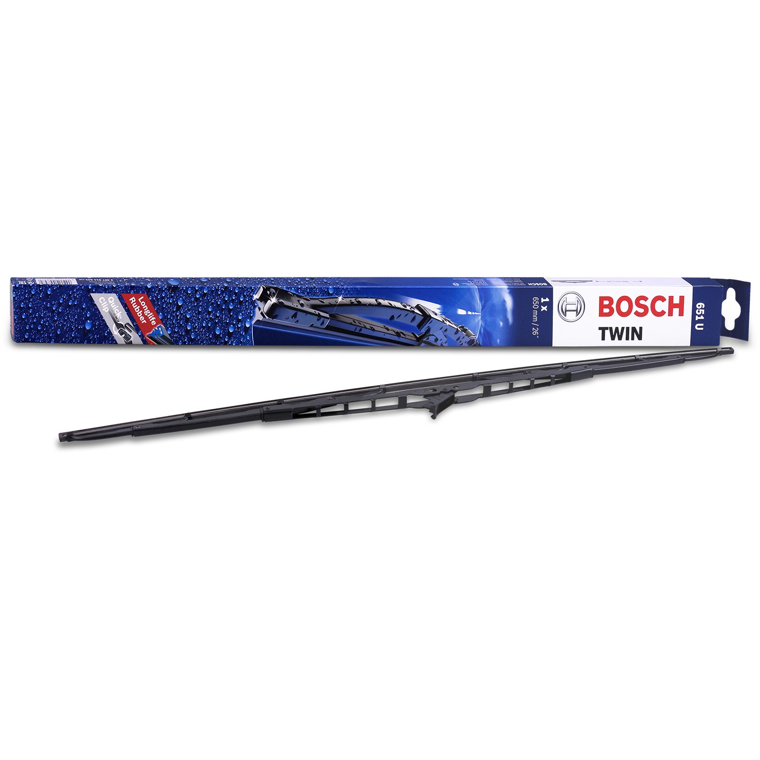 Bosch Wischblatt 651U [Hersteller-Nr. 3397011641] für Peugeot, Citroën, Toyota