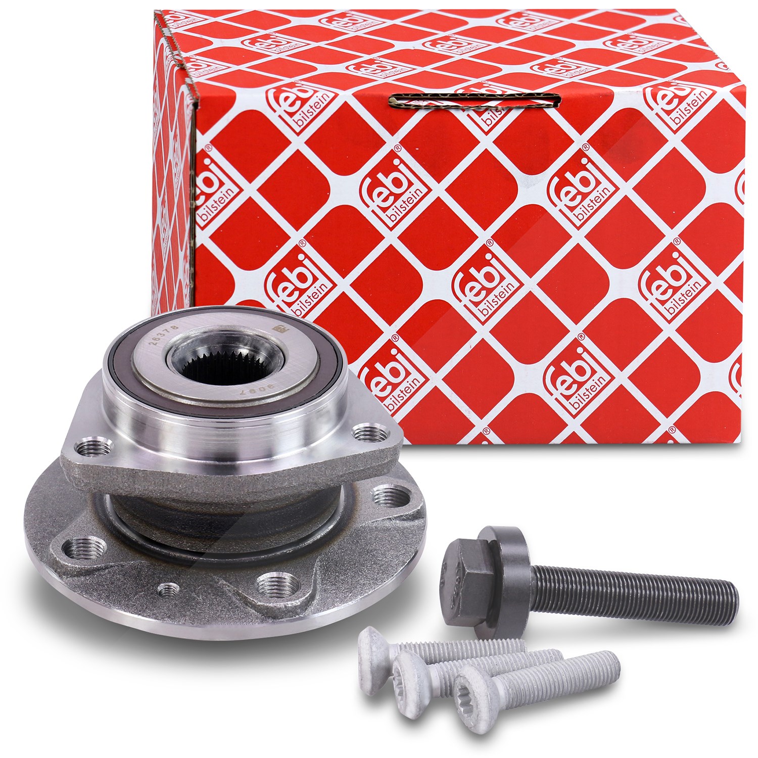 Febi Bilstein Radlager mit Radnabe vorne [Hersteller-Nr. 27342] für Seat, VW, Skoda, Audi
