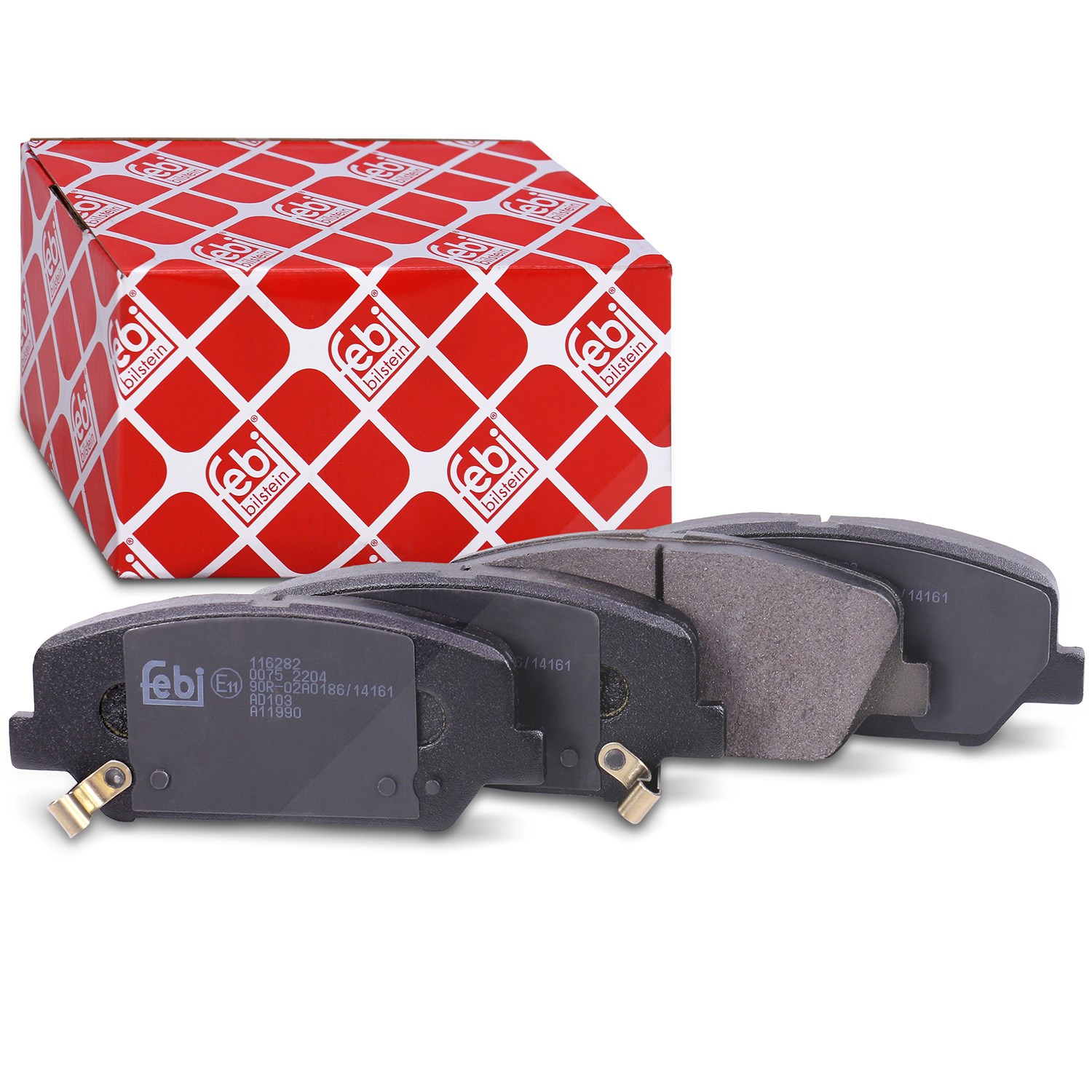 Febi Bilstein Bremsbelagsatz vorne [Hersteller-Nr. 116282] für Hyundai, Kia