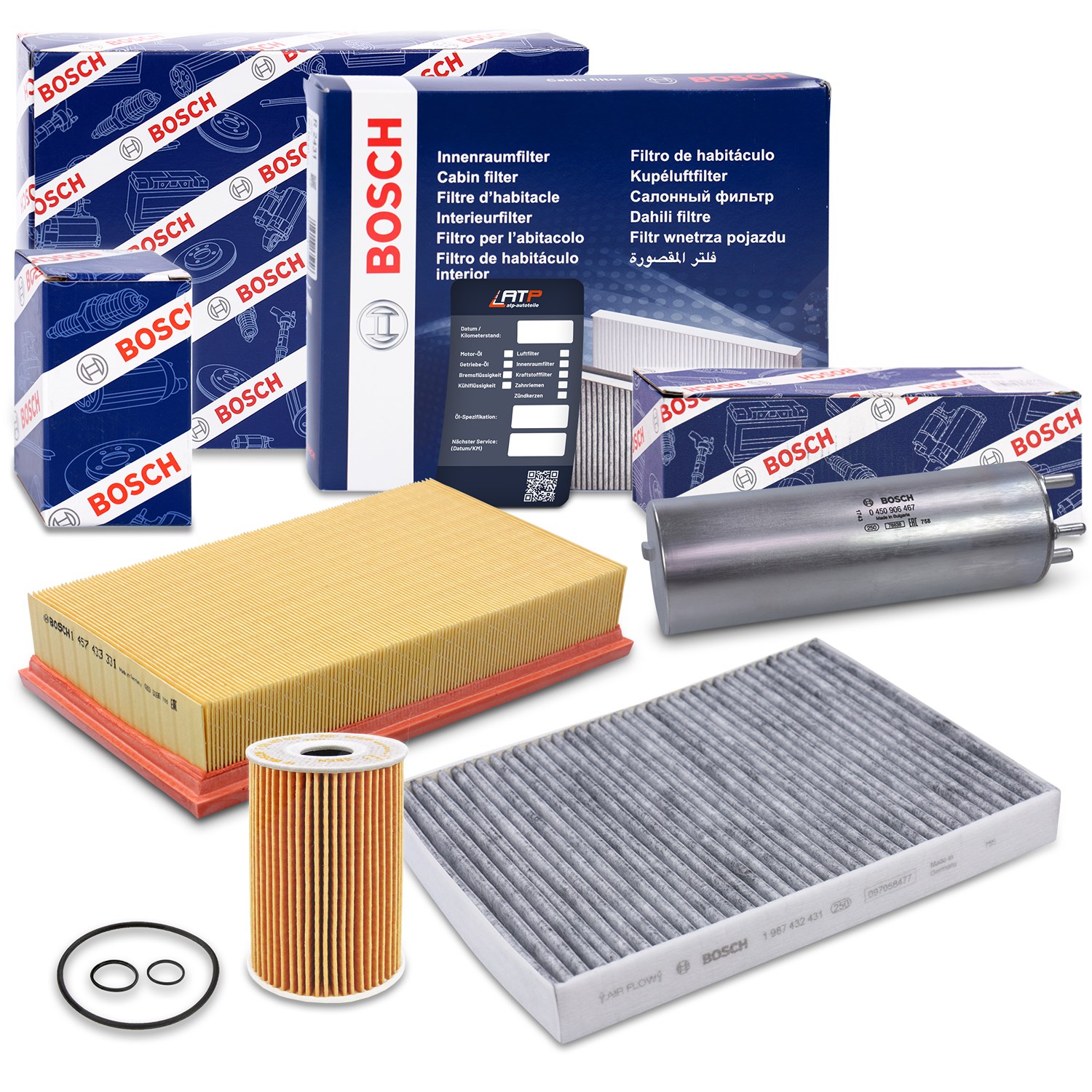 Bosch Inspektionspaket Filtersatz SET B [Hersteller-Nr. 10493500] für VW