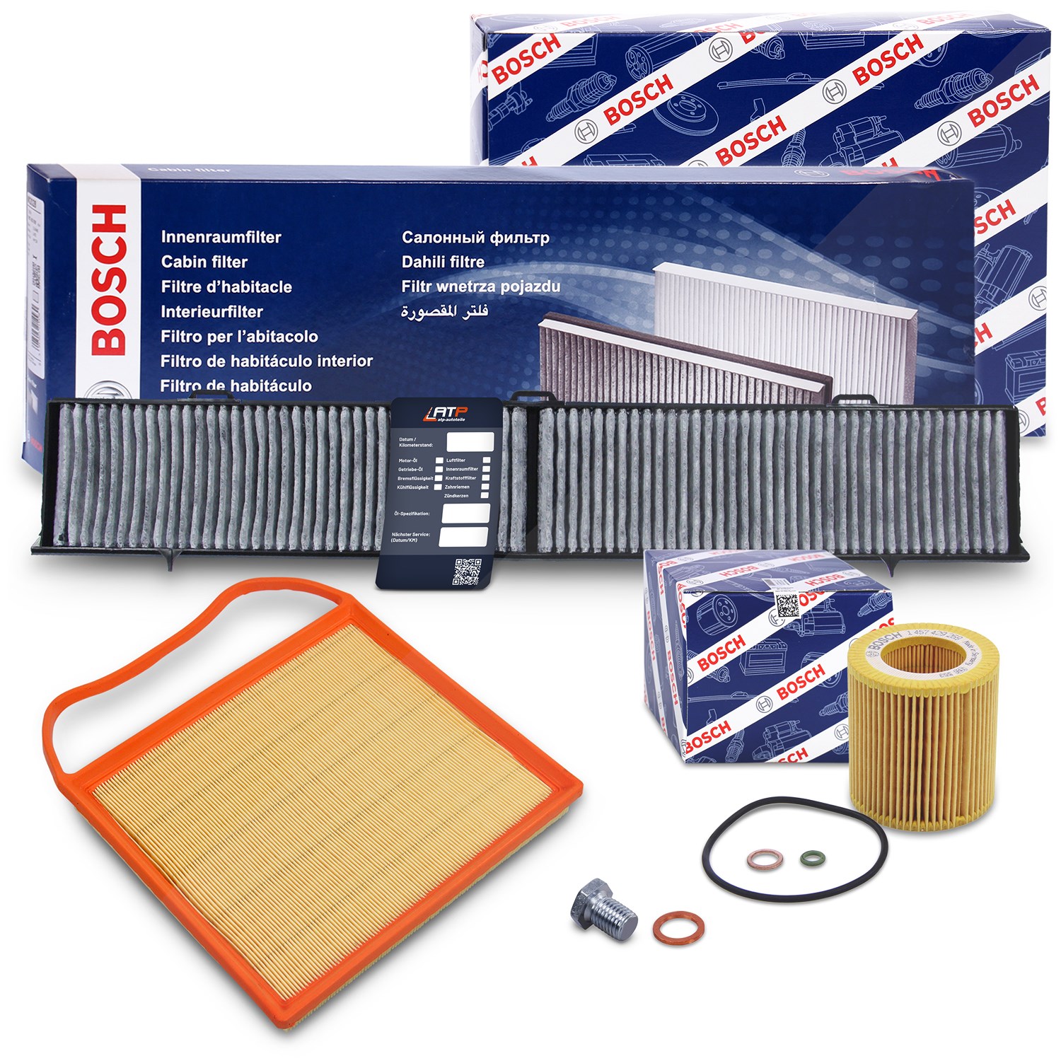 Bosch Inspektionspaket Filtersatz SET A [Hersteller-Nr. 10492340] für BMW