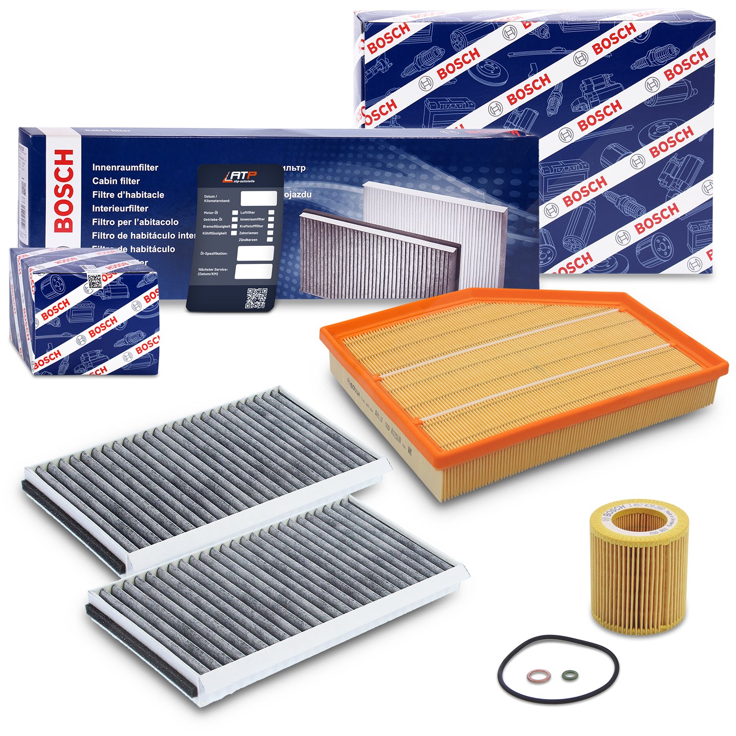 Bosch Inspektionspaket Filtersatz SET A [Hersteller-Nr. 10493527] für BMW