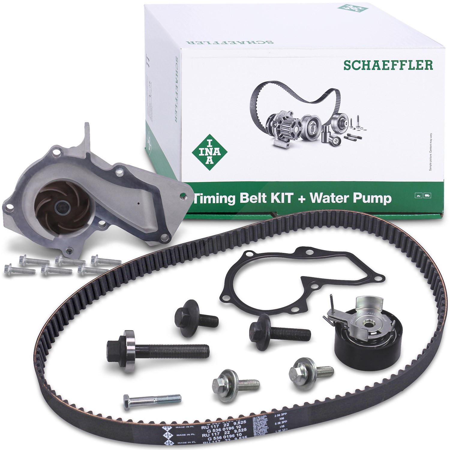 Schaeffler Ina Wasserpumpe + Zahnriemensatz [Hersteller-Nr. 530049530] für Ford, Volvo, Mazda