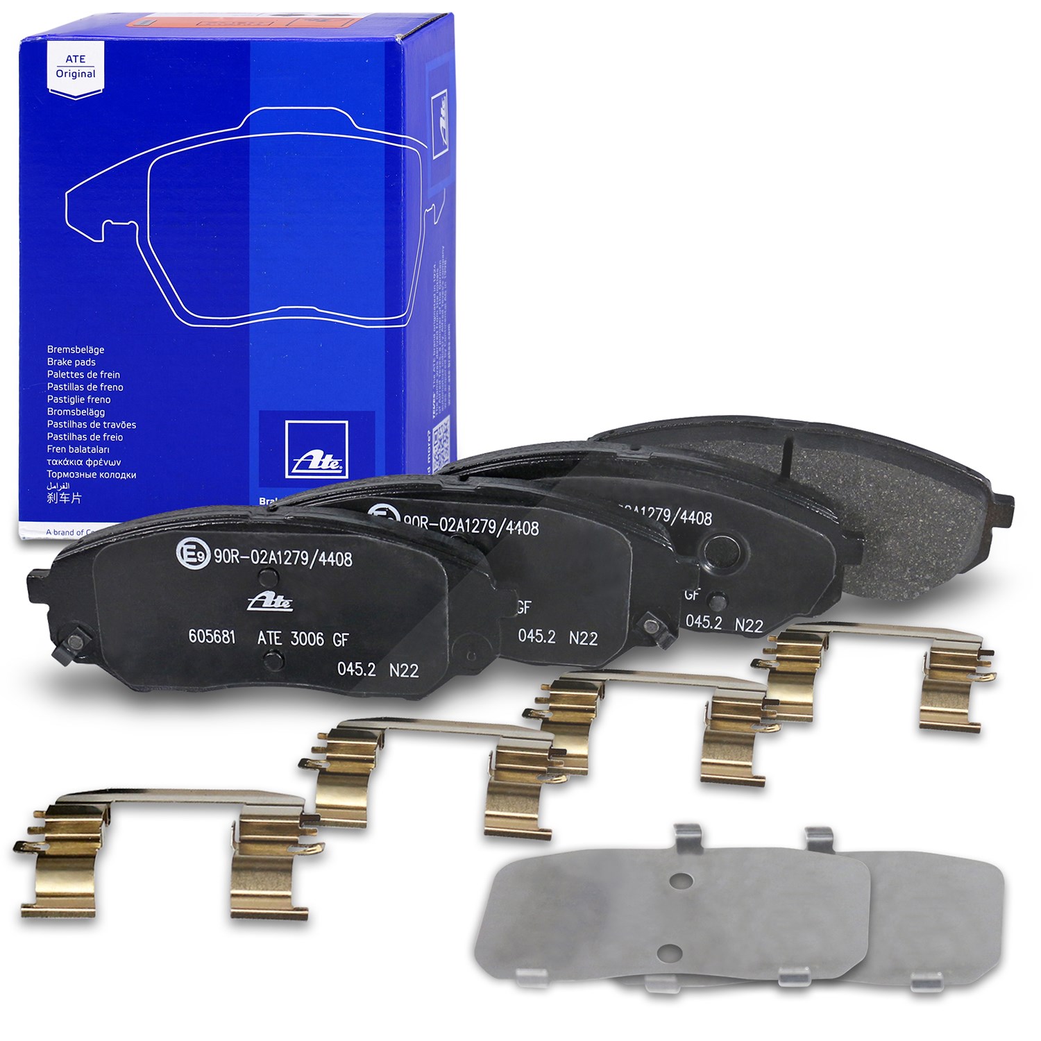 Ate Bremsbelagsatz vorne [Hersteller-Nr. 13.0460-5681.2] für Hyundai, Kia