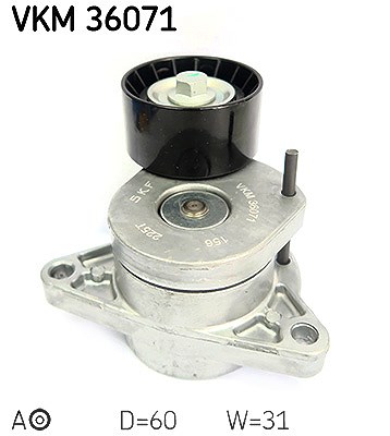 Skf Spannrolle, Keilrippenriemen [Hersteller-Nr. VKM36071] für Nissan, Opel, Vauxhall, Renault