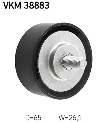 Skf Umlenk-/Führungsrolle, Keilrippenriemen Vkm 38883 Für Mercedes (Bbdc) Bmw - Bild 5