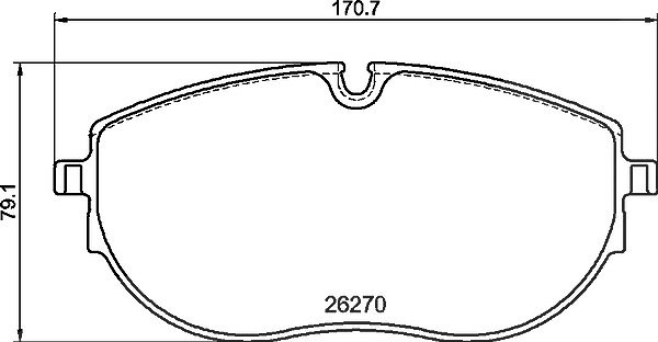 Brembo P85188 Bremsbelagsatz für Scheibenbremse Bremsbelagsatz für VW - Bild 6