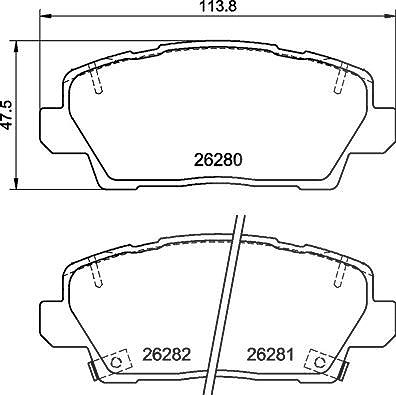 Brembo Bremsbelagsatz, Scheibenbremse P 30 125 Für Kia - Bild 6