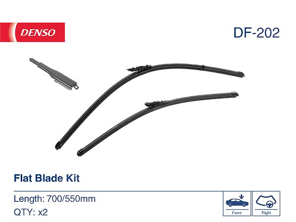 Denso Wischblatt [Hersteller-Nr. DF-202] für Citroën - Bild 3