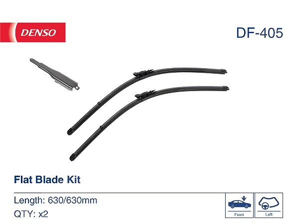 2x Wischblatt Flachbalkenwischblatt DF-405 DENSO für IVECO DAILY VI Kasten - Bild 6