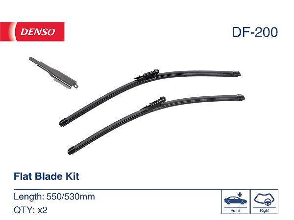 Denso Wischblatt [Hersteller-Nr. DF-200] für Audi - Bild 5