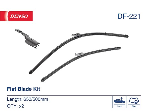 Denso Wischblatt [Hersteller-Nr. DF-221] für BMW, Jaguar - Bild 5