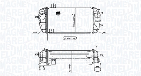 Magneti Marelli Ansaugluftkühler 351319205770 - Bild 6