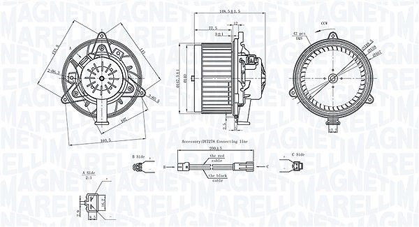 Magneti Marelli Innenraumgebläse 069412742010 Für Opel - Bild 6