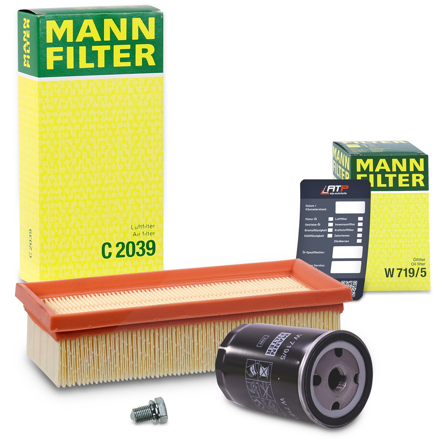 Mann-filter Inspektionspaket Filtersatz SET A [Hersteller-Nr. 10492705] für VW