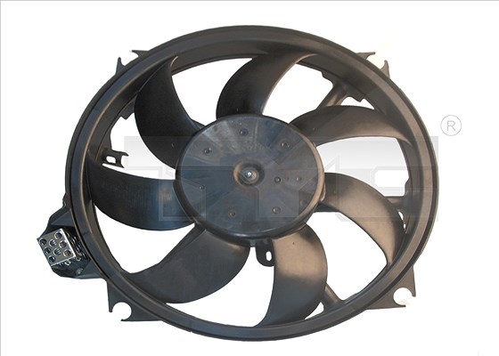 Lüfter, Motorkühlung 828-0007 TYC für RENAULT MEGANE III Coupe MEGANE CC - Bild 5