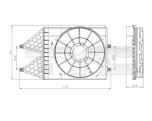 Tyc Halter, Kühlerlüfter 837-0033-1 - Bild 6